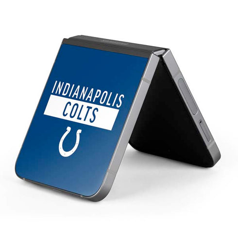 NFL Indianapolis Colts Blue Performance Series Galaxy Z Flip6 Skin
